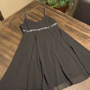 Eva Blue Petite Dress